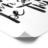 Om zelf waar te zijn poster (Hoek)