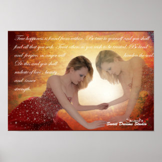 Om zelf waar te zijn poster