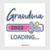 Oma 2022 Lading I - Bevorderd aan grootmoeder Sticker (Vel)