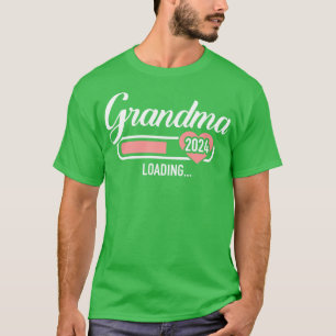 Oma 2024 - Aankondiging van het laden voor zwanger T-shirt