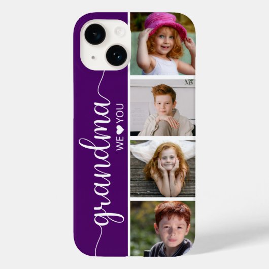 Oma 4 foto Case-Mate iPhone case (Achterkant)