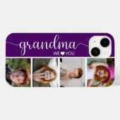 Oma 4 foto Case-Mate iPhone case (Achterkant (horizontaal))