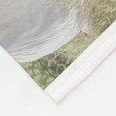 Oma 5-foto collage script tekst gepersonaliseerd fleece deken (Hoek)