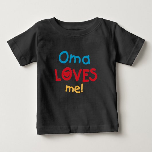 Oma aime mes t-shirts et cadeaux (Devant)
