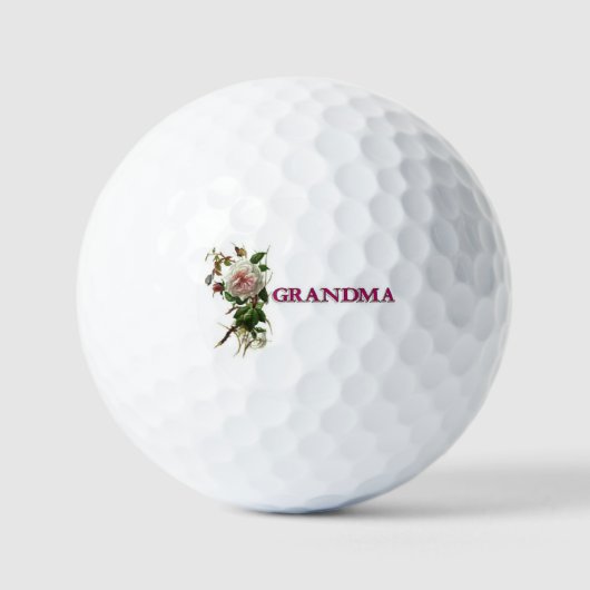 Oma Antiek Roos Golfballen (Voorkant)