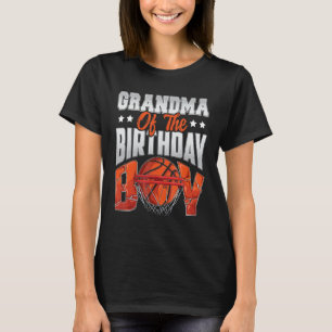 Oma basketbal verjaardag jongen familie baller b-d t-shirt
