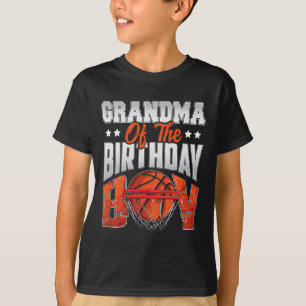 Oma basketbal verjaardag jongen familie baller b-d t-shirt