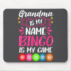 Oma Bingo Speler Grappige Bingo Citaat Ontwerp Muismat