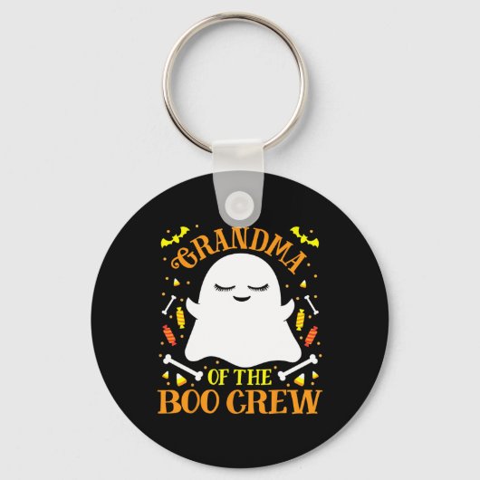 Oma Boo Crew Ghost Matching Family Set Hallowe Sleutelhanger (Voorkant)