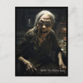 Oma Celia Briefkaart (Voorkant)
