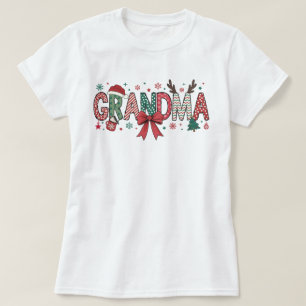 Oma Christmas Coquette Bow Holiday Shirt