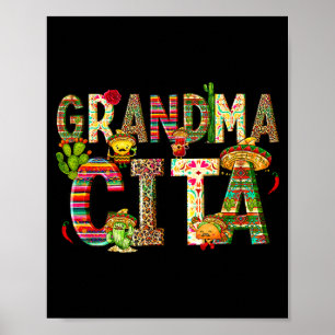Oma citeert vijf mei feest Mexicaans bijpassend Poster