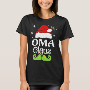 Oma Claus Familie Matching Oma Claus Pyjama 1 T-shirt