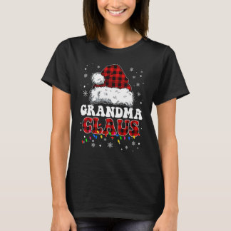 Oma Claus Grappige Kerstman Matching Familie Pa T-shirt