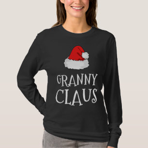 Oma Claus Kerst Pet Familie Groep Matching P T-shirt