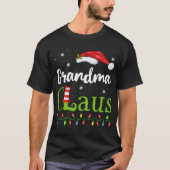 Oma Claus Santa Pyjama's Grappig cadeau idee Chris T-shirt (Voorkant)