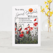 Oma, de Kaart van de Dag van Grootouders - Wilde (Gele Bloem)