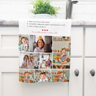 Oma Definitie 8 Foto Gepersonaliseerd Theedoek