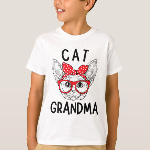 Oma Devon Rex Kat Liefhebbers Kat Nana Moederdag T-shirt