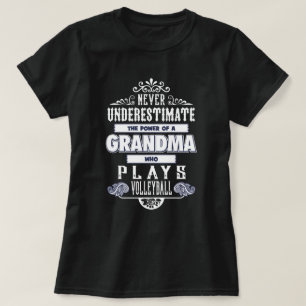 Oma die Plays volleyball T-shirt