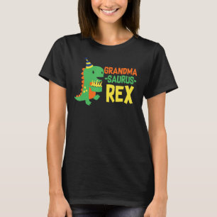 Oma dinosaurus familie bijpassende dinosaurus verj t-shirt