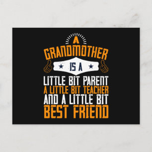 Oma - Een oma is de beste vriend Briefkaart