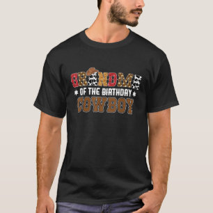 Oma Eerste Verjaardag Cowboy Western Rodeo Party T-shirt