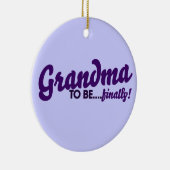 Oma eindelijk keramisch ornament (Rechts)