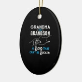 Oma- en Grandson Bond Premium Keramisch Ornament (Links)