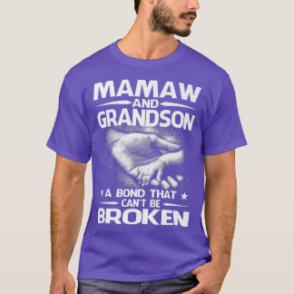 Oma en kleinzoon: een band die niet verbroken kan  t-shirt