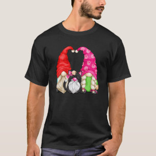 Oma en opa kabouter voor zwarte kat t-shirt