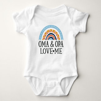 Oma en Opa Love Me Regenbow Romper