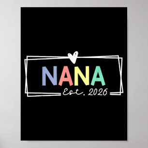 Oma Est 2026 Bevorderd Tot Grootmoeder 2026 Voor G Poster