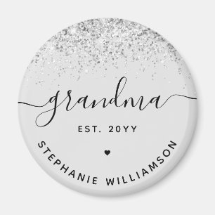 Oma Est Glitter Confetti Aangepaste Oma Cadeaus Magneet