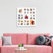 Oma familie foto print collage (Insitu (Woonkamer))
