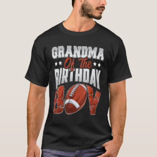 Oma Football Verjaardagsjongen Familie Baller B-da T-shirt