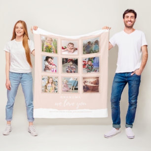 OMA FOTOCADEAUS - Fotocollage kleinkinderen Fleece Deken