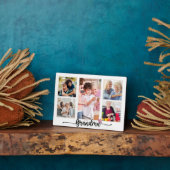 Oma Fotocollage met 5 foto's Grootmoeder Fotoplaat (Zijkant)