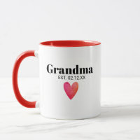 Oma Geboorteaankondiging Mok