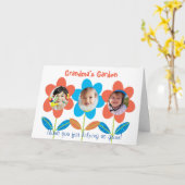 Oma gepersonaliseerde verjaardag kaart (Gele Bloem)