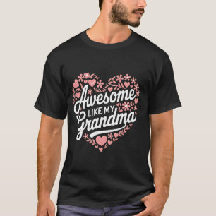 Oma Geweldig Net Als Mijn Opa T-shirt