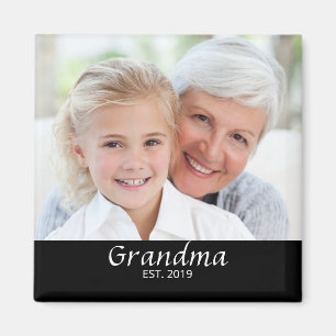 Oma geworden foto cadeau magneet