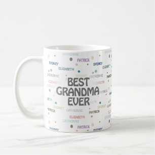 Oma Gift Kleinkinderen 3-4 Namen Koffiemok