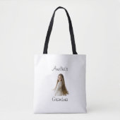 Oma Gift – Naam en foto van kleinkind - Draagtas (Voorkant)