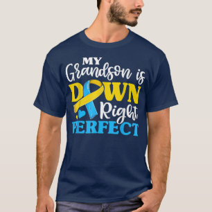 Oma Grandma of Down Syndrome Grandson Trisomy T-shirt