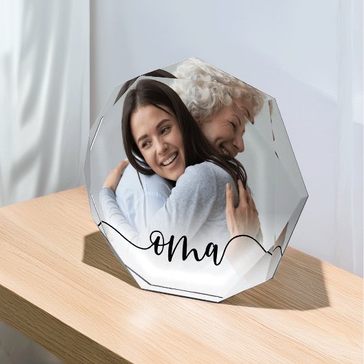 Oma Grandma Script Overlay Fotoblokken