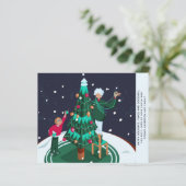 Oma Grandsom versiert kerstboom op maat (Staand voorkant)