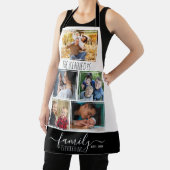 Oma Grootkinderen 5 Foto Collage Familienaam Schort (Insitu)