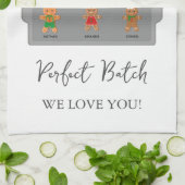 Oma Grootkinderen We houden van je Theedoek (Gevouwen)