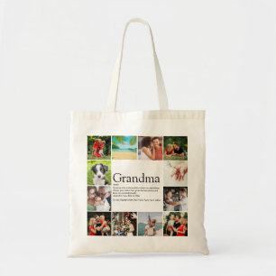 Oma, Grootmoeder Definitie 12 Fotosamenstelling Tote Bag